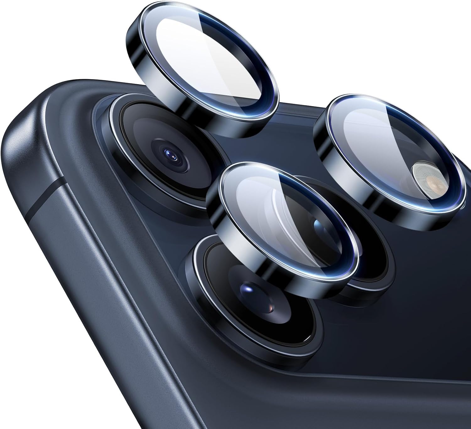 MOBCART Camera Lens Protector — crystal clear tempered glass for smartphone camera